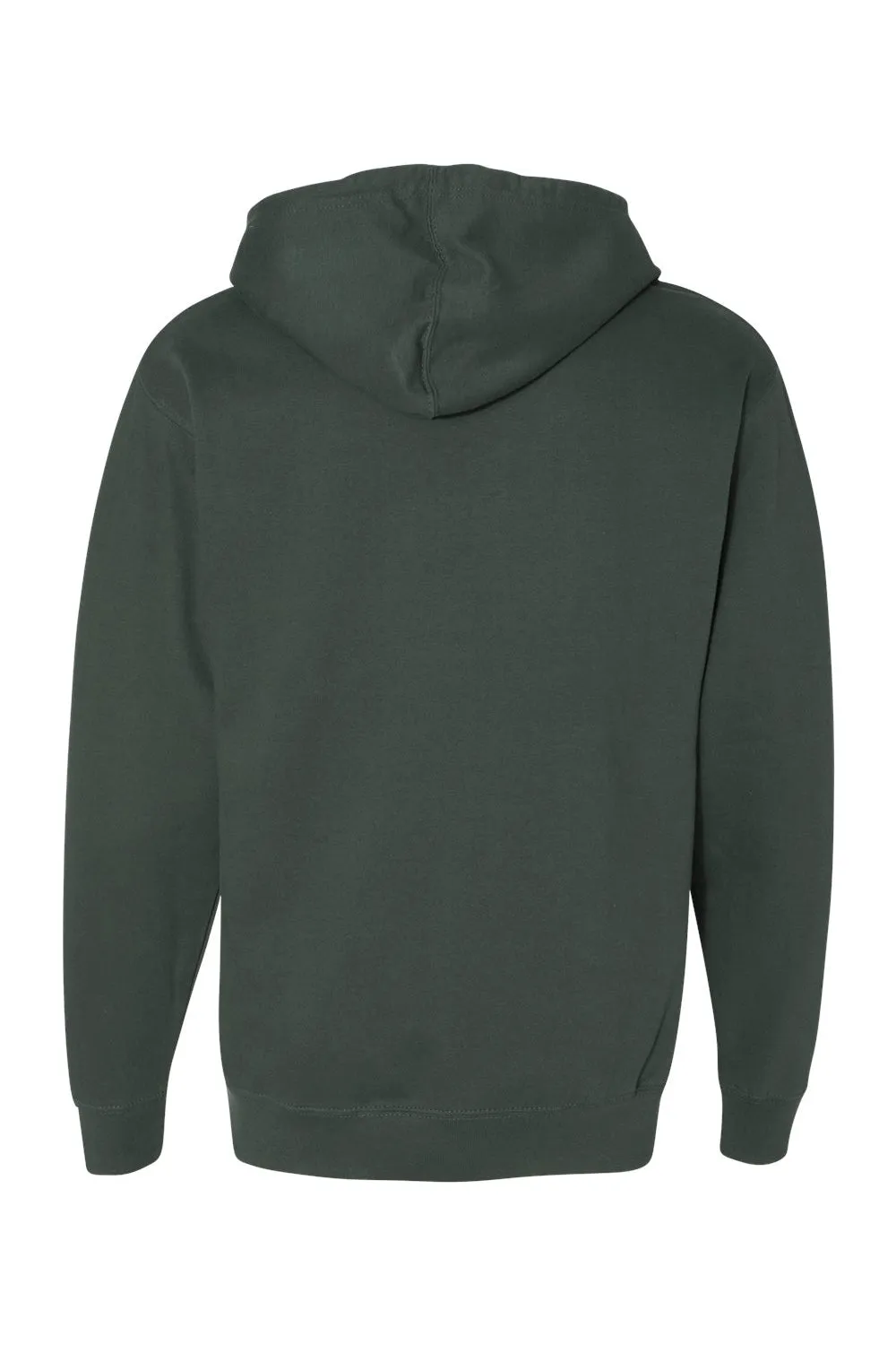 Independent Trading Company Mens Hooded Sweatshirt Hoodie w/ Pouch Pocket - Alpine Green