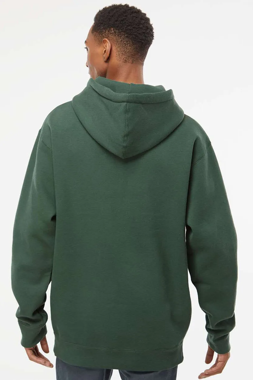 Independent Trading Company Mens Hooded Sweatshirt Hoodie w/ Pouch Pocket - Alpine Green