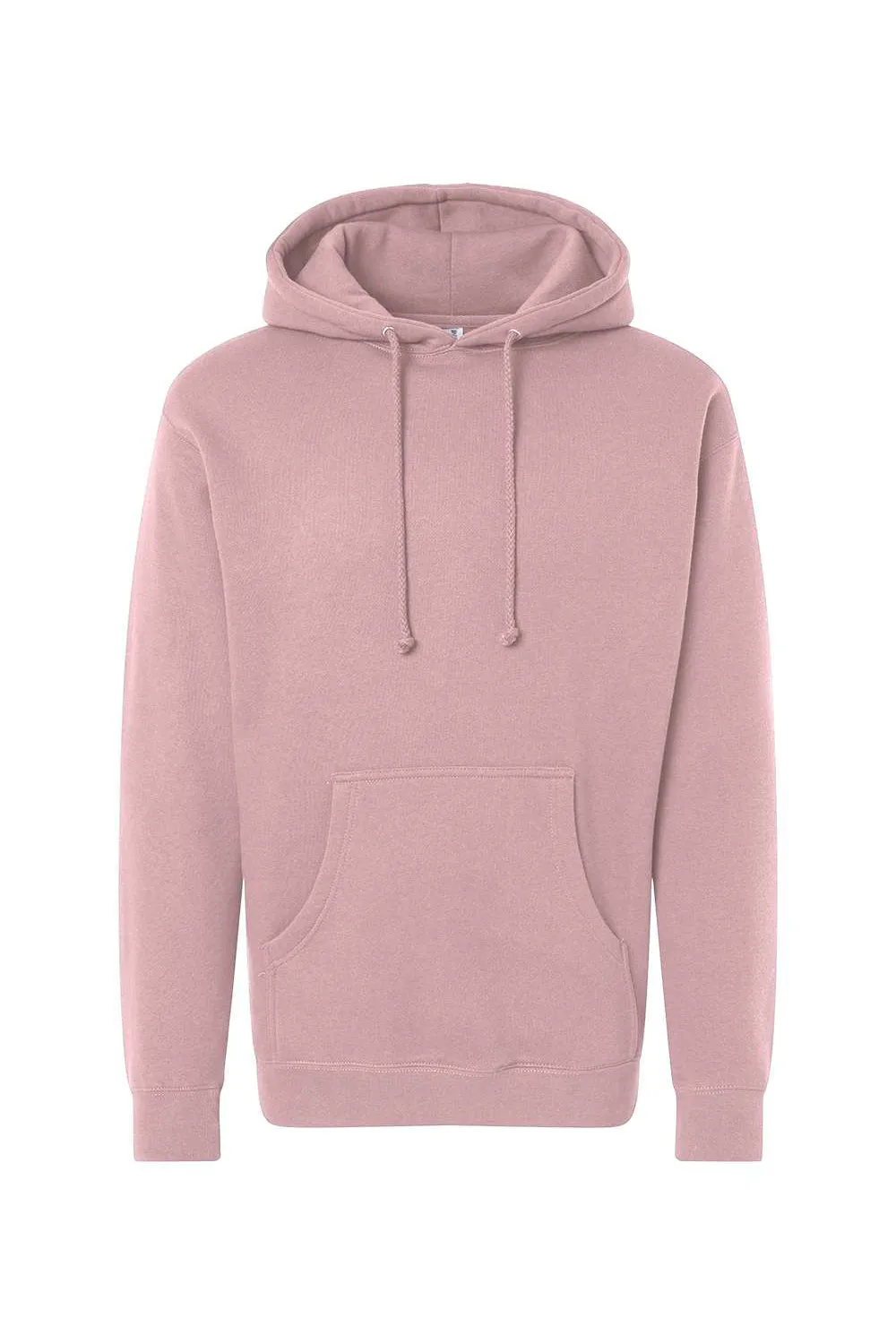 Independent Trading Company Mens Hooded Sweatshirt Hoodie w/ Pouch Pocket - Dusty Pink