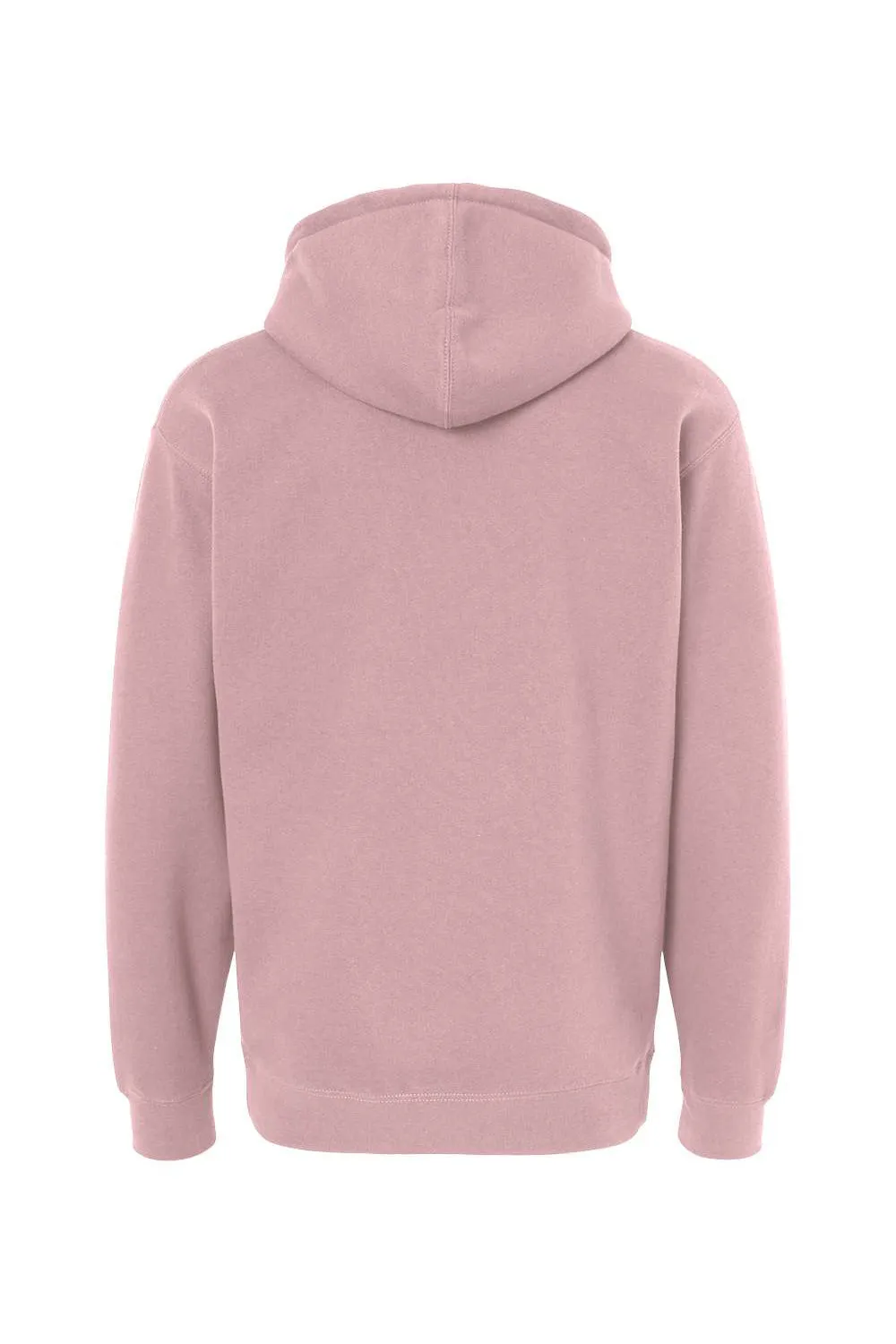 Independent Trading Company Mens Hooded Sweatshirt Hoodie w/ Pouch Pocket - Dusty Pink