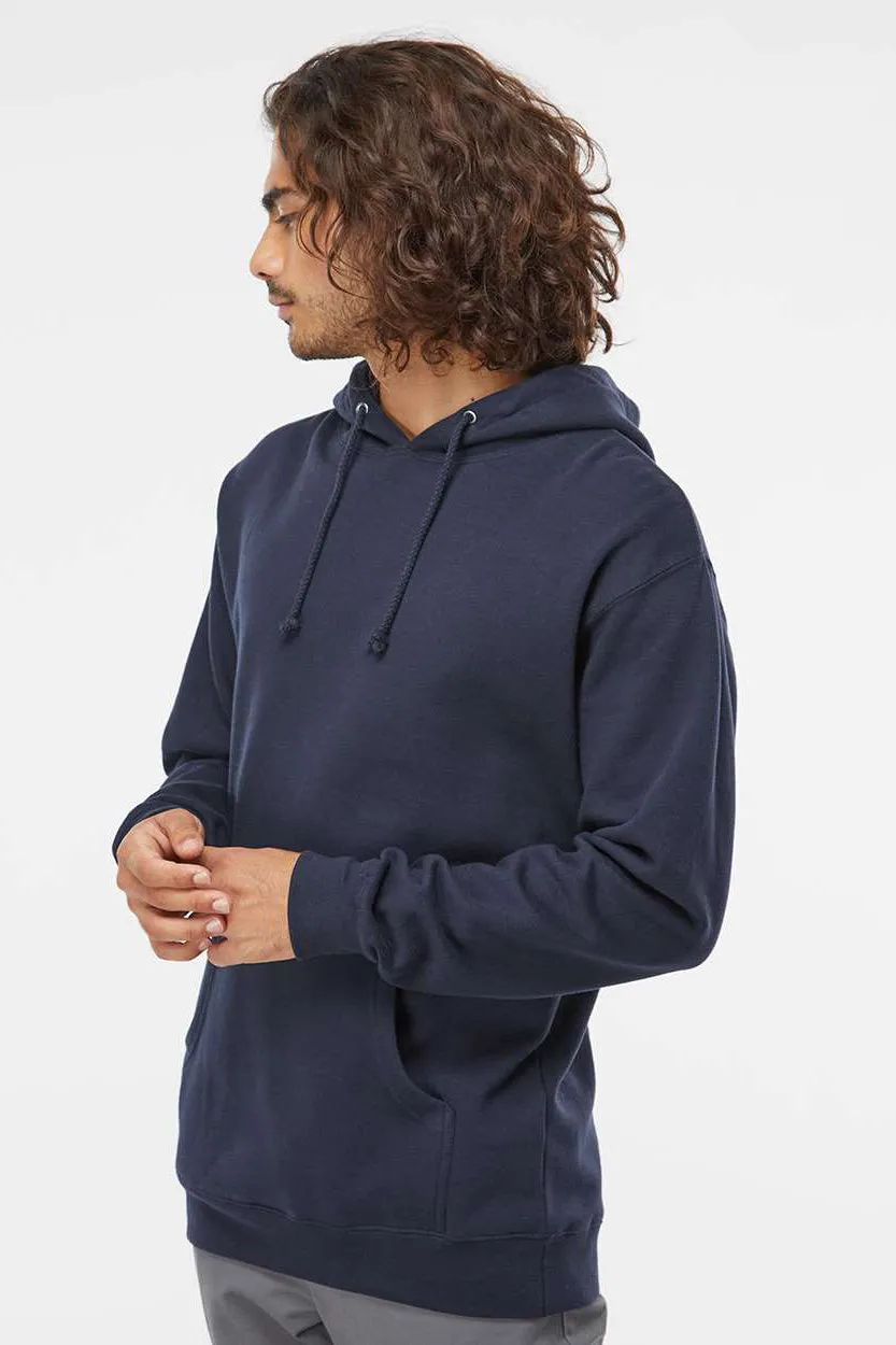 Independent Trading Company Mens Hooded Sweatshirt Hoodie w/ Pouch Pocket - Slate Blue