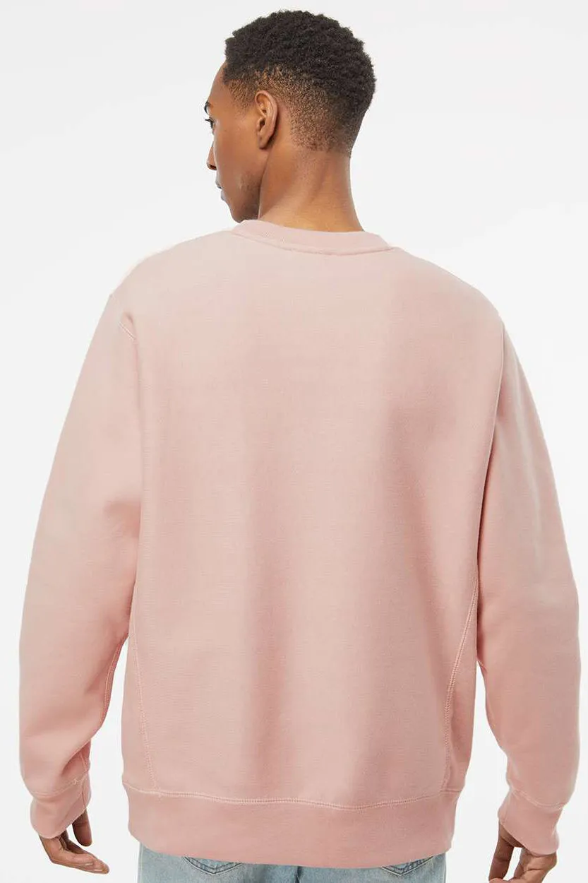 Independent Trading Company Mens Legend Crewneck Sweatshirt - Dusty Pink