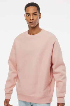 Independent Trading Company Mens Legend Crewneck Sweatshirt - Dusty Pink