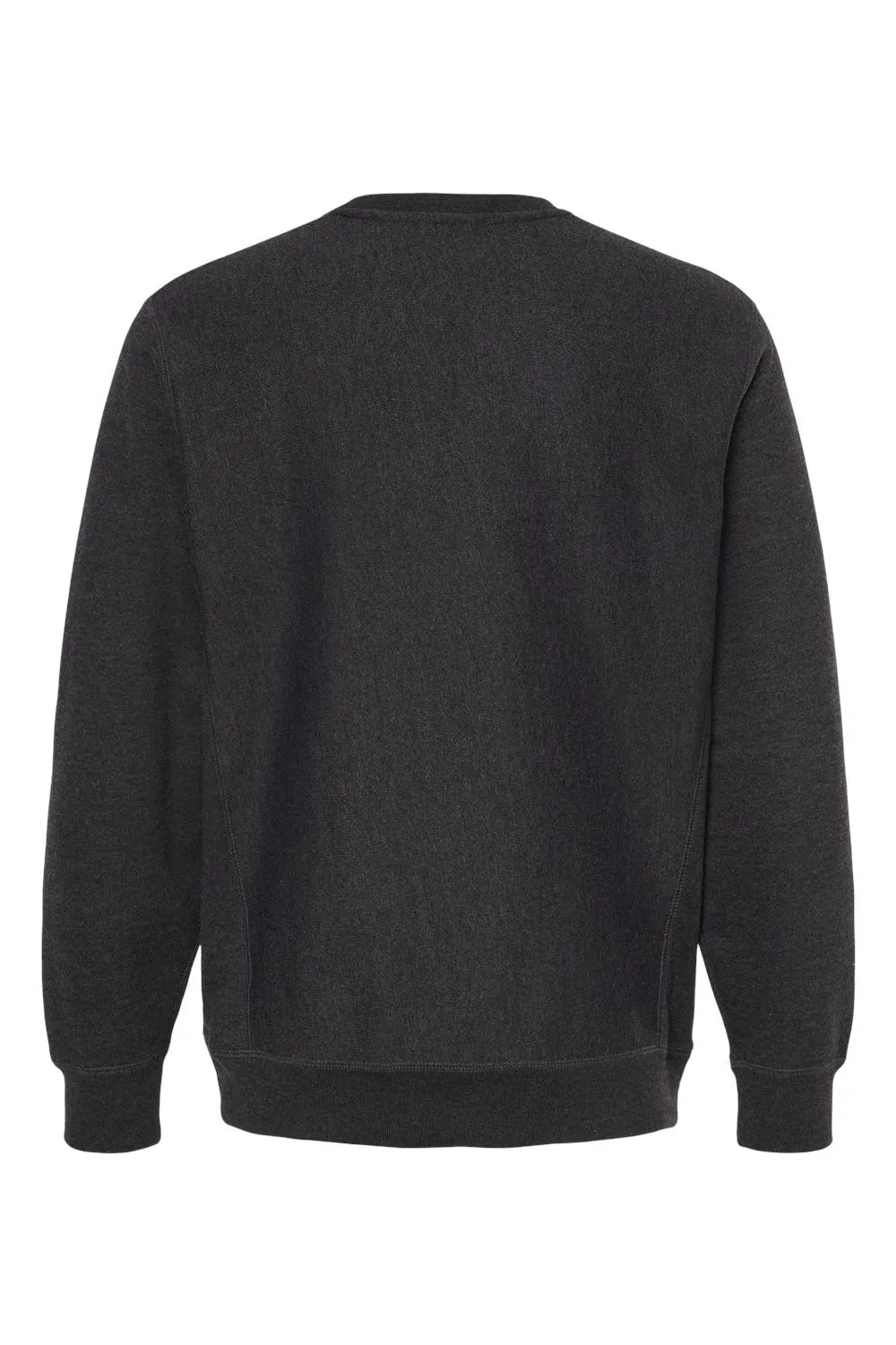 Independent Trading Company Mens Legend Crewneck Sweatshirt - Heather Charcoal Grey