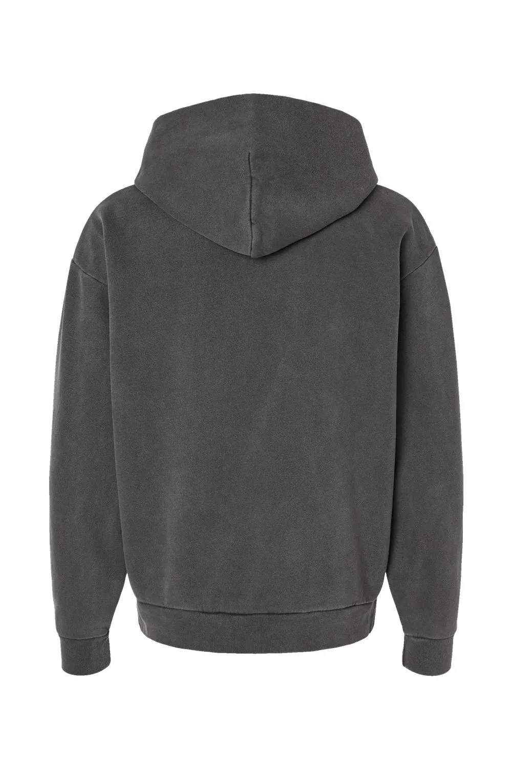 Independent Trading Company Mens Mainstreet Hooded Sweatshirt Hoodie w/ Pouch Pocket - Pigment Black