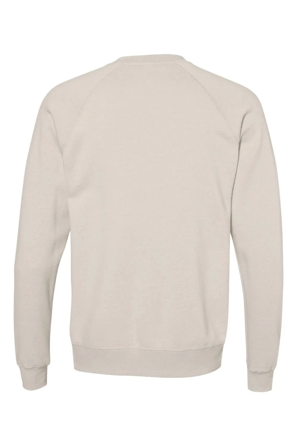 Independent Trading Company Mens Special Blend Crewneck Raglan Sweatshirt - Heather Stone