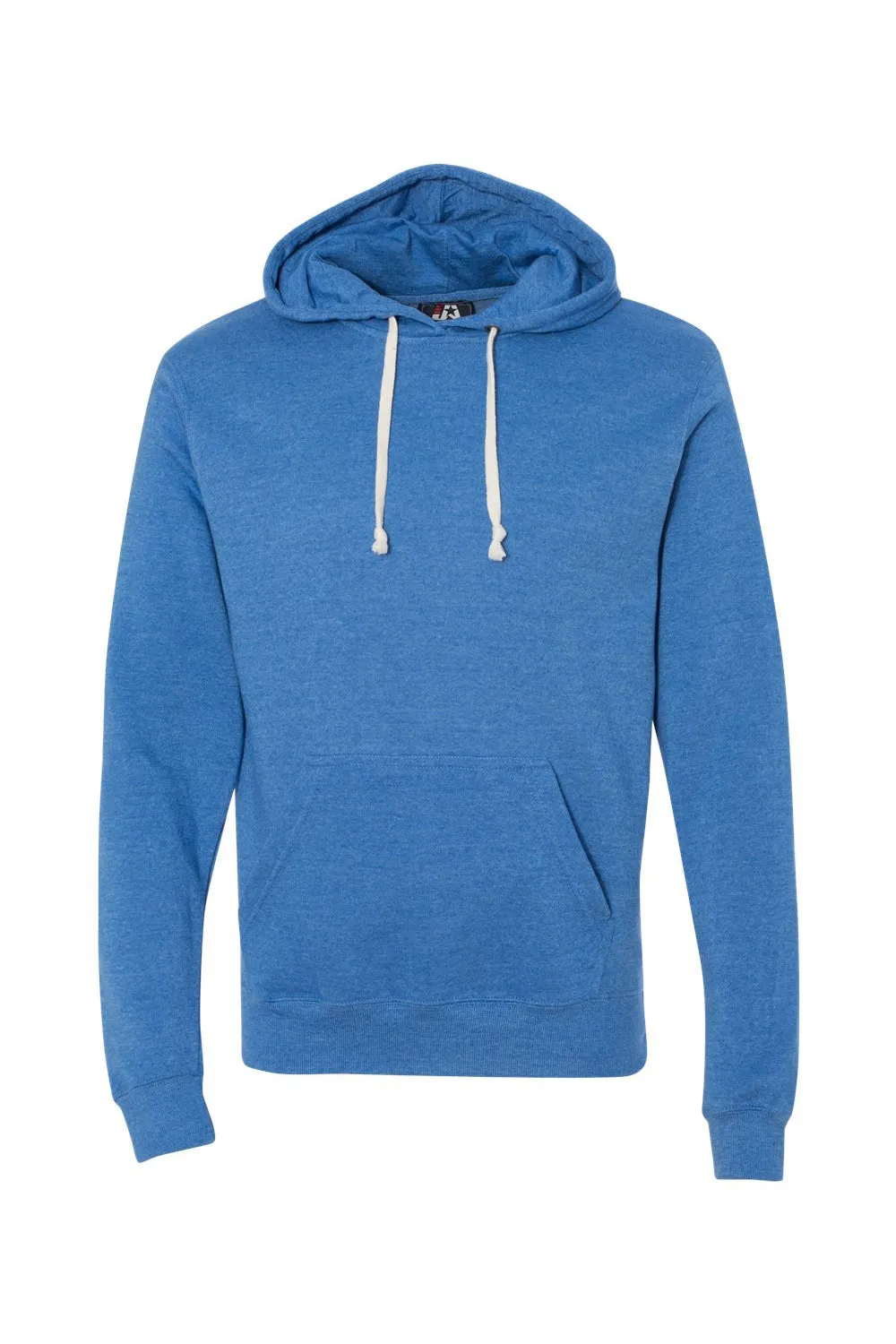 J America Mens Fleece Hooded Sweatshirt Hoodie w/ Pouch Pocket - Royal Blue
