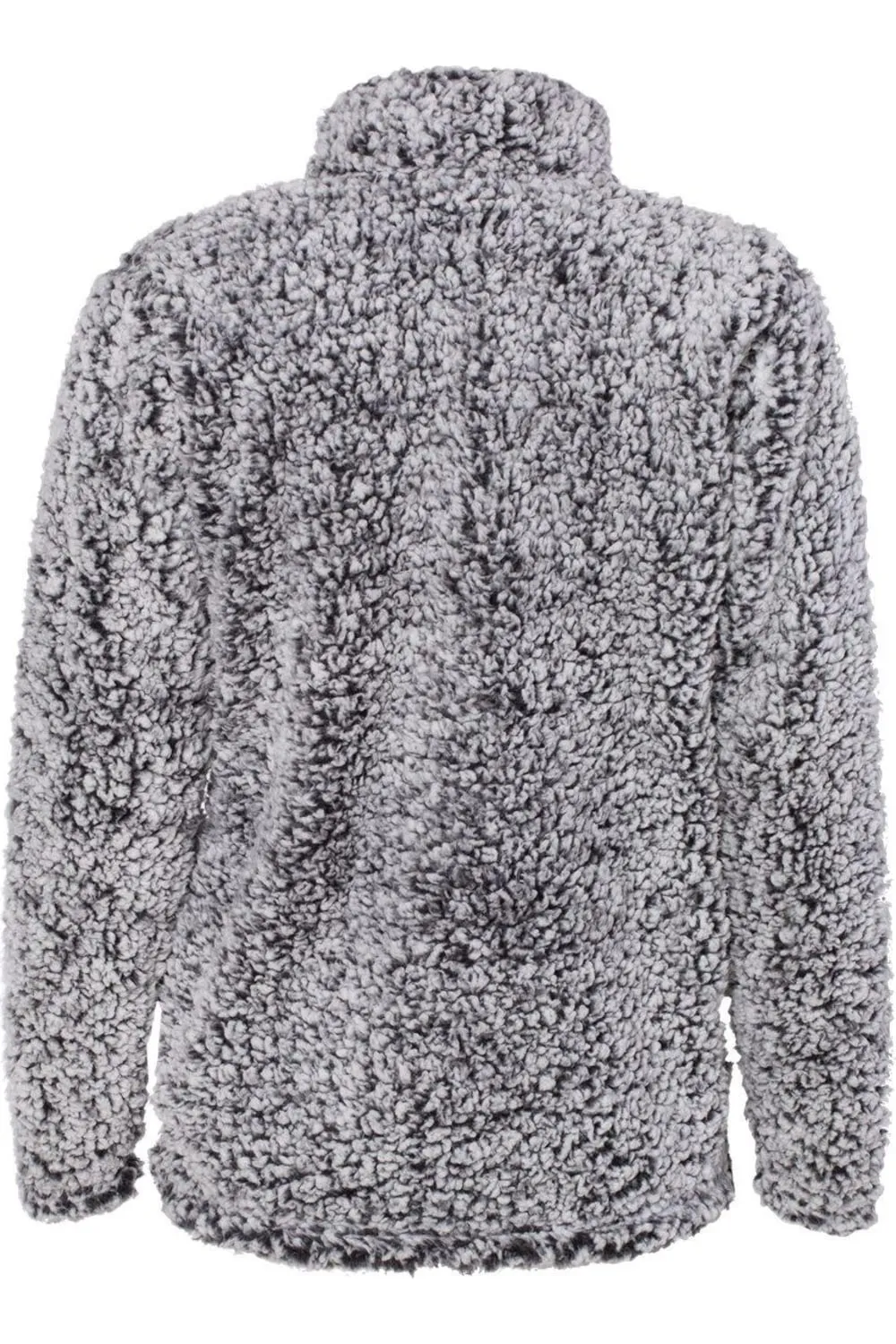 J. America Womens Epic Sherpa Quarter-Zip Pullover