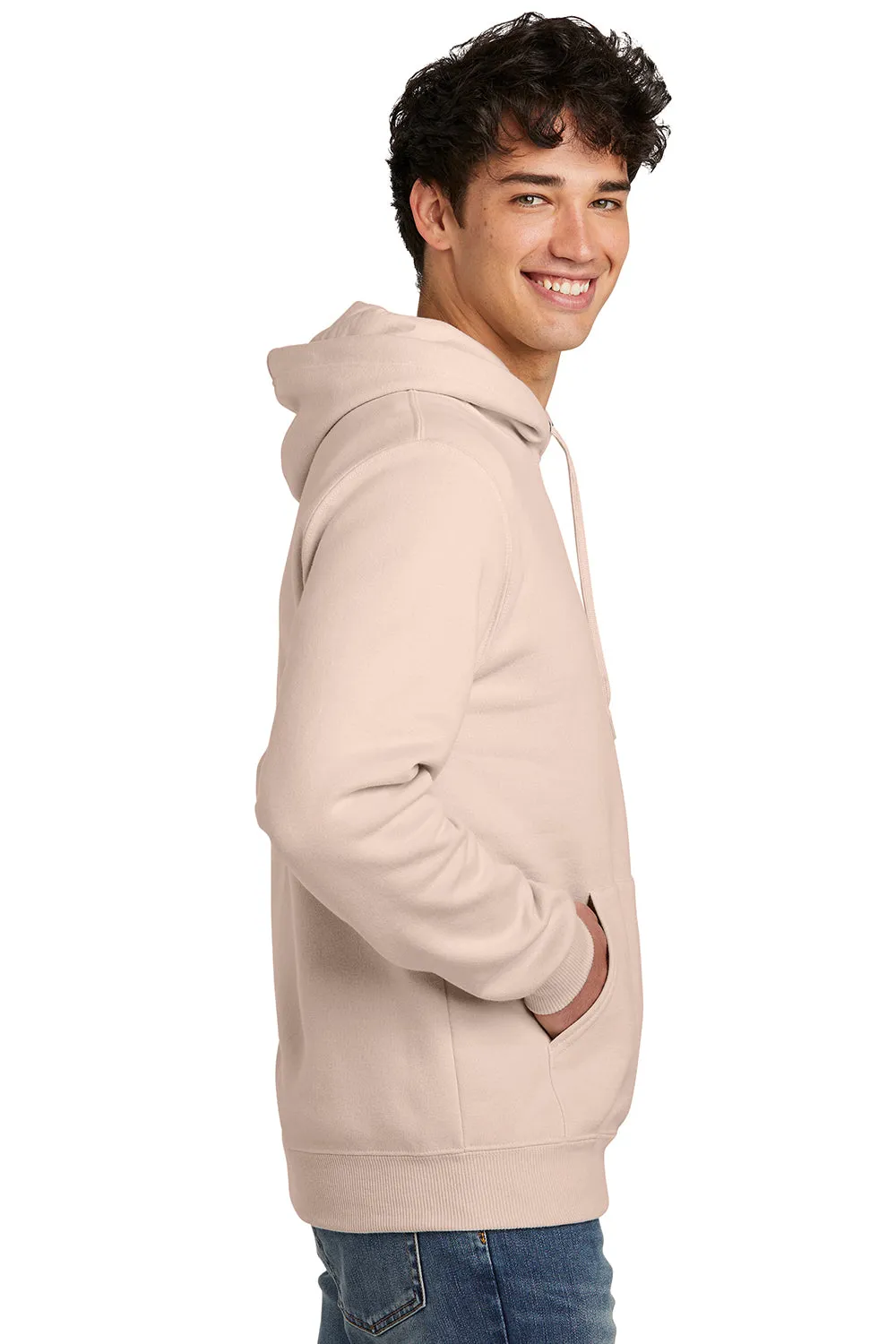 Jerzees Mens Eco Premium Moisture Wicking Hooded Sweatshirt Hoodie w/ Pouch Pocket - Blush Pink