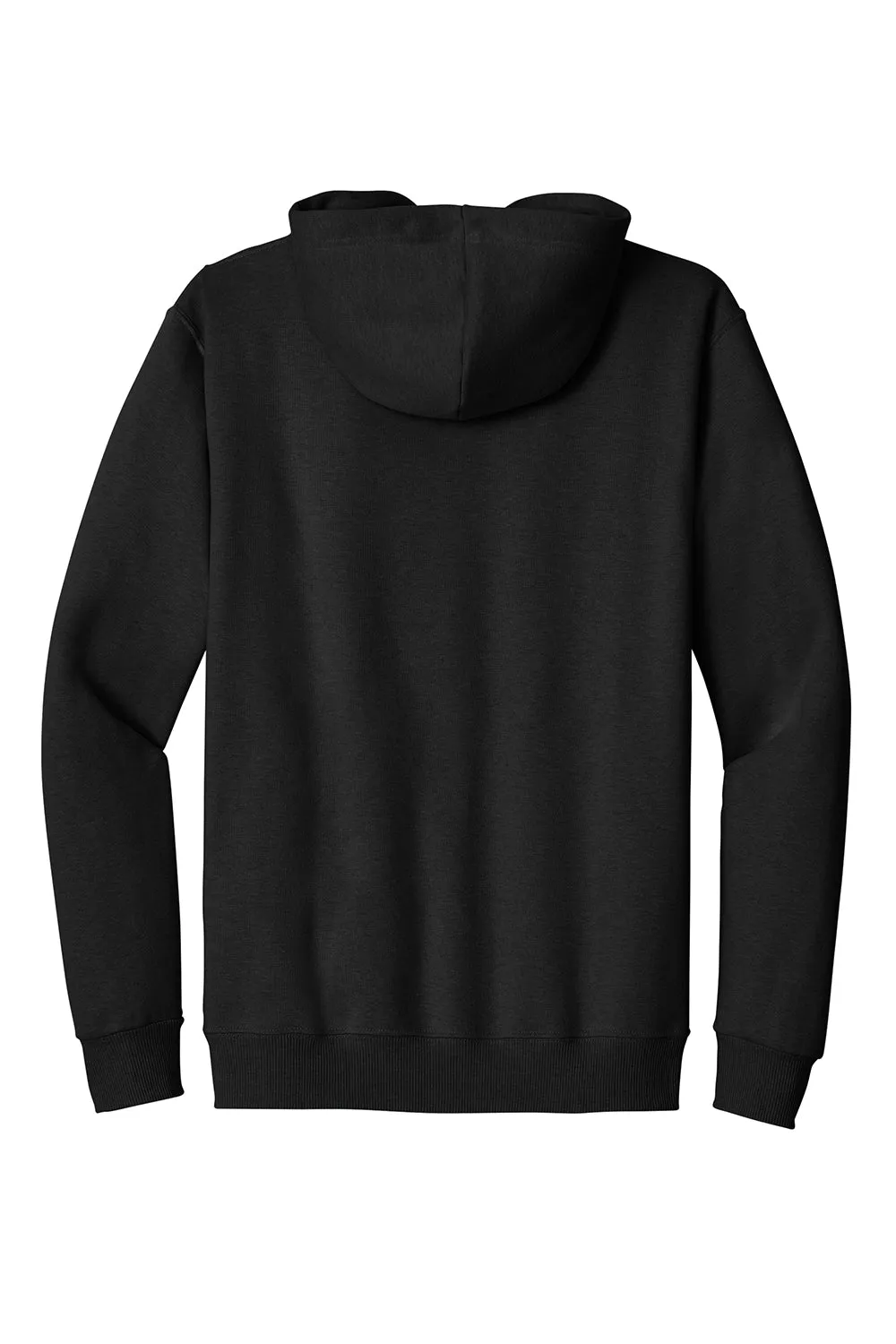 Jerzees Mens Eco Premium Moisture Wicking Hooded Sweatshirt Hoodie w/ Pouch Pocket - Heather Ink Black