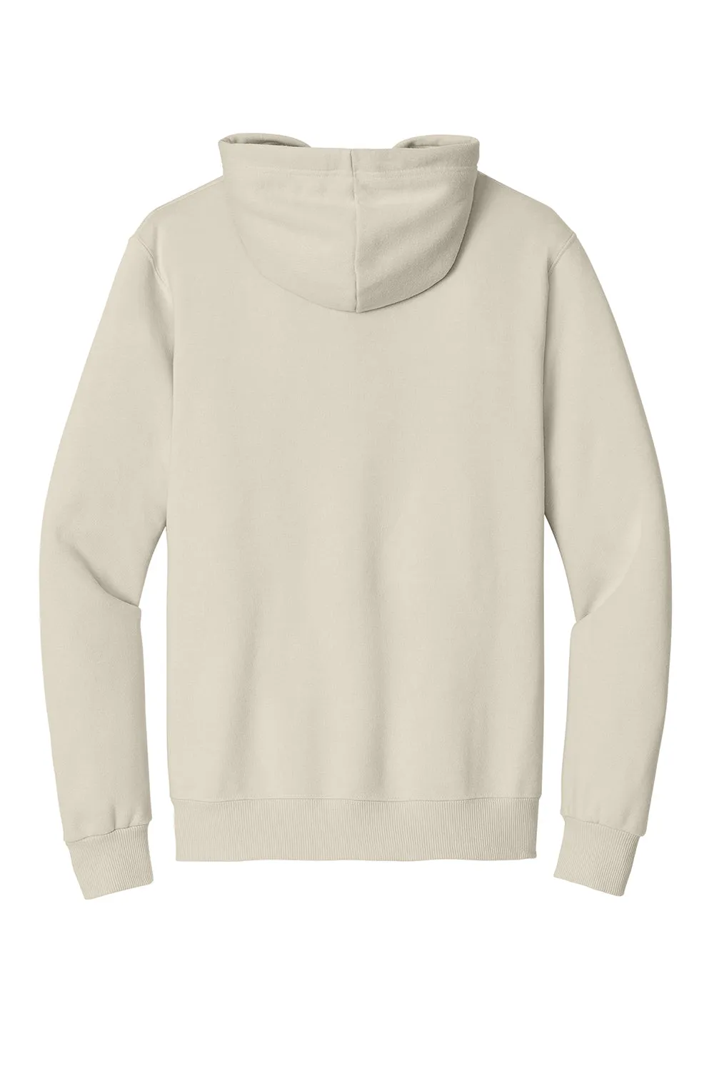 Jerzees Mens Eco Premium Moisture Wicking Hooded Sweatshirt Hoodie w/ Pouch Pocket - Heather Sweet Cream