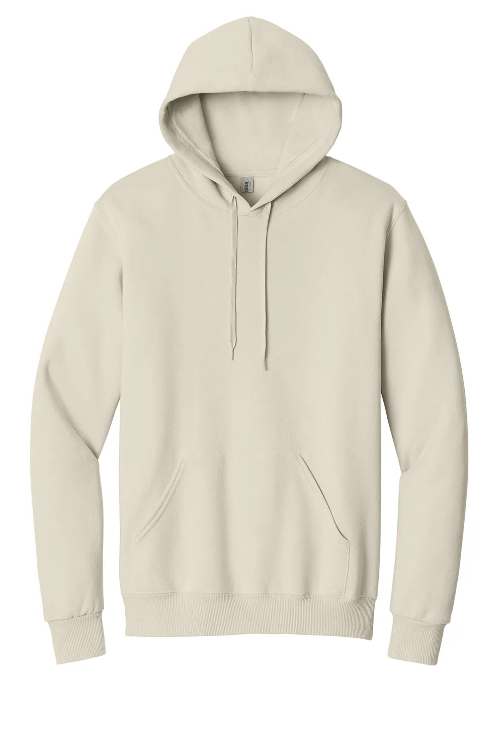 Jerzees Mens Eco Premium Moisture Wicking Hooded Sweatshirt Hoodie w/ Pouch Pocket - Heather Sweet Cream
