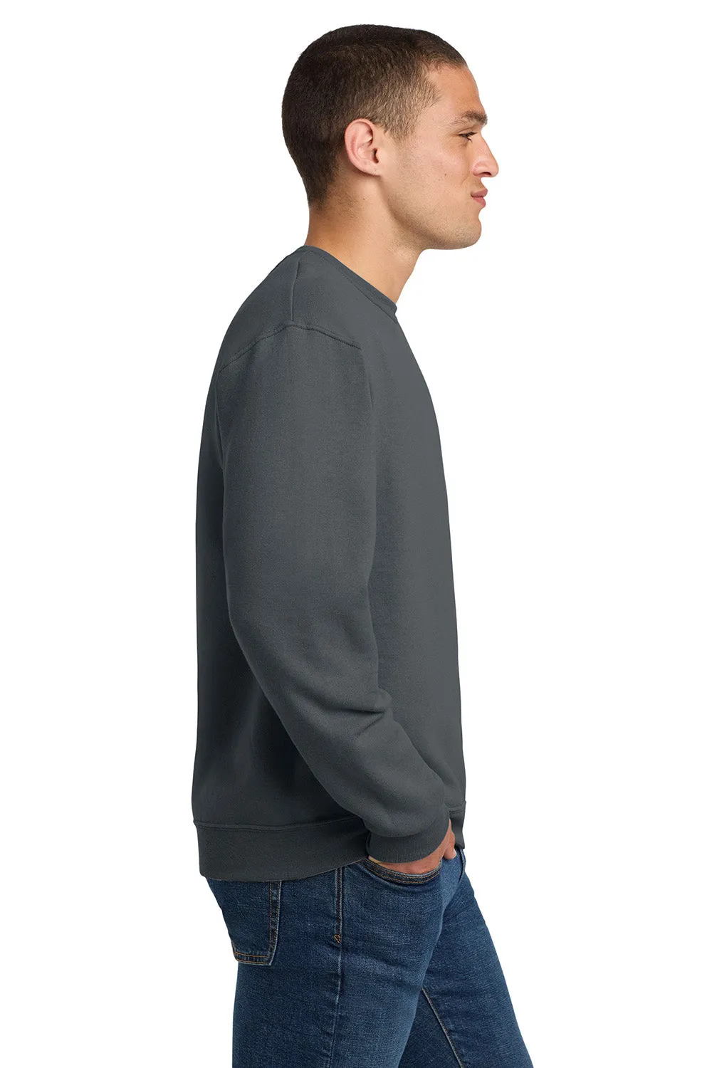 Jerzees Mens NuBlend Fleece Crewneck Sweatshirt - Charcoal Grey