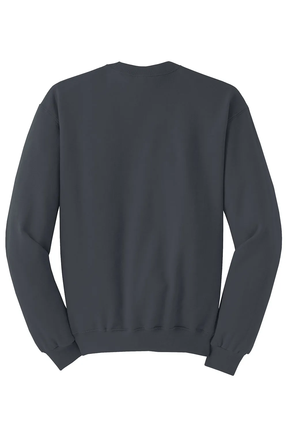 Jerzees Mens NuBlend Fleece Crewneck Sweatshirt - Charcoal Grey