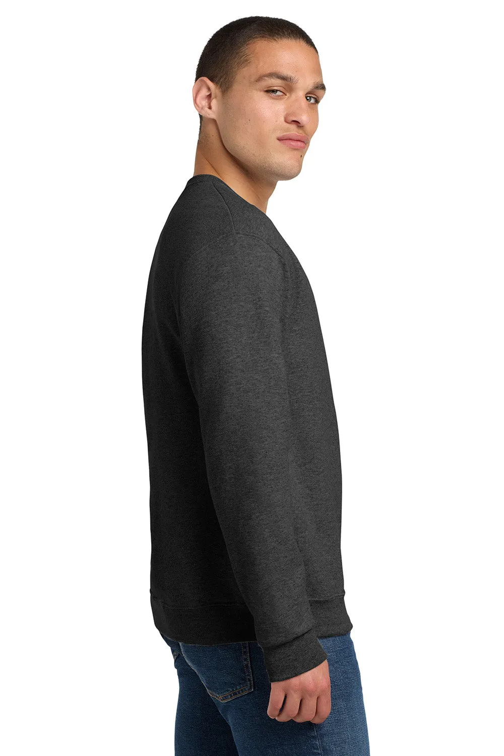 Jerzees Mens NuBlend Fleece Crewneck Sweatshirt - Heather Black