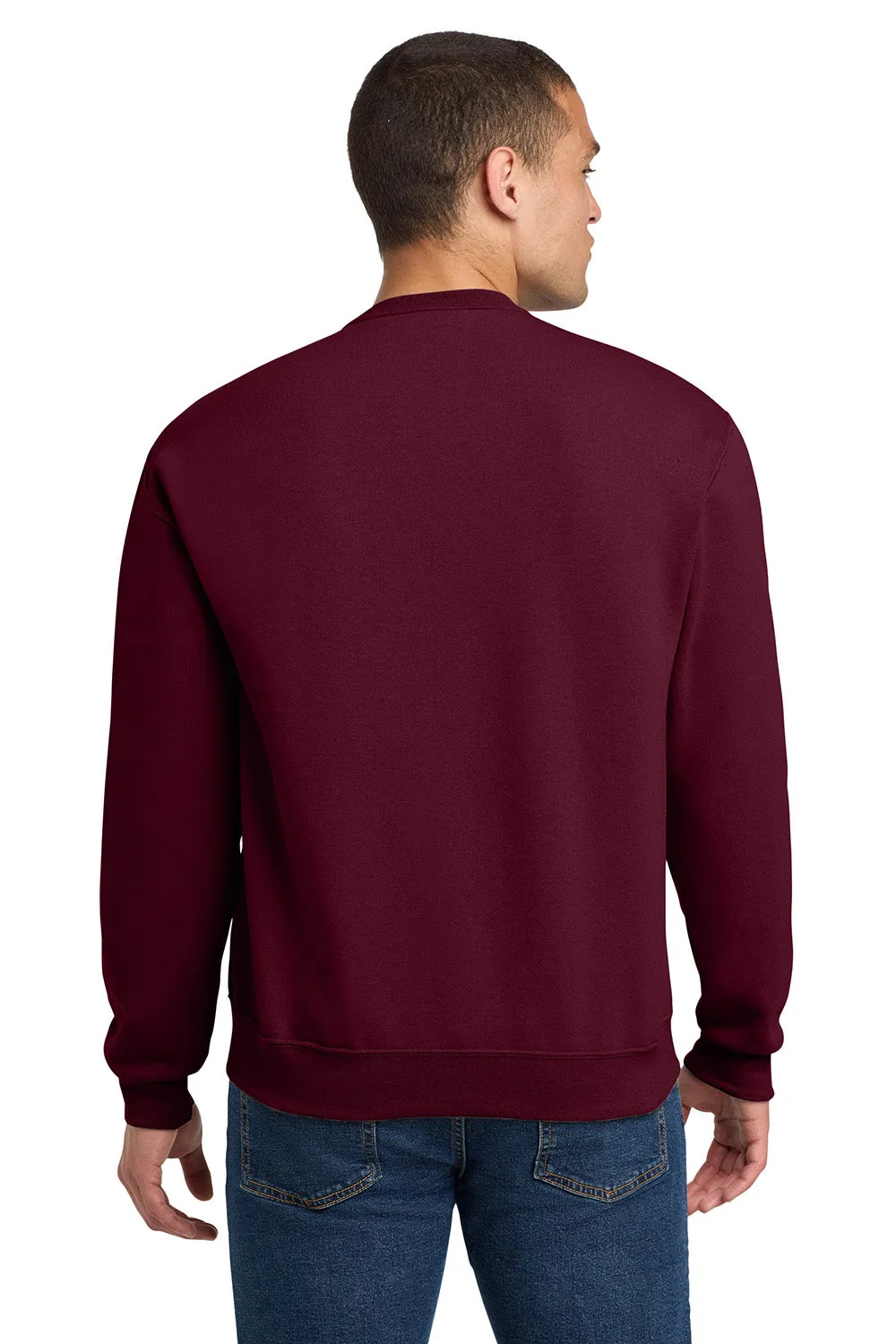 Jerzees Mens NuBlend Fleece Crewneck Sweatshirt - Maroon