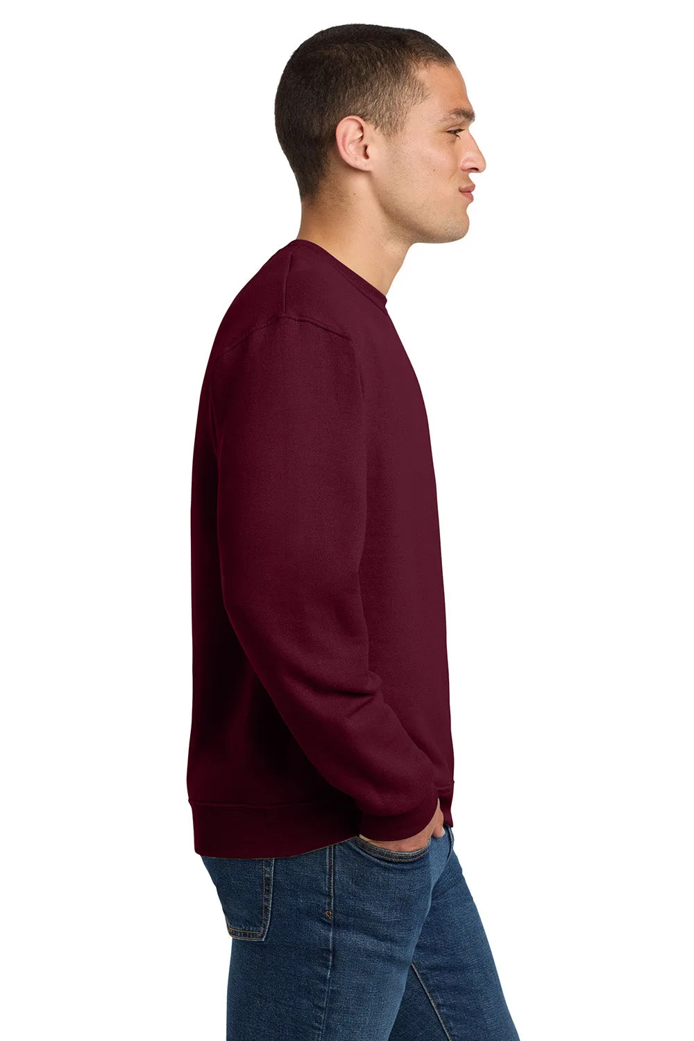 Jerzees Mens NuBlend Fleece Crewneck Sweatshirt - Maroon