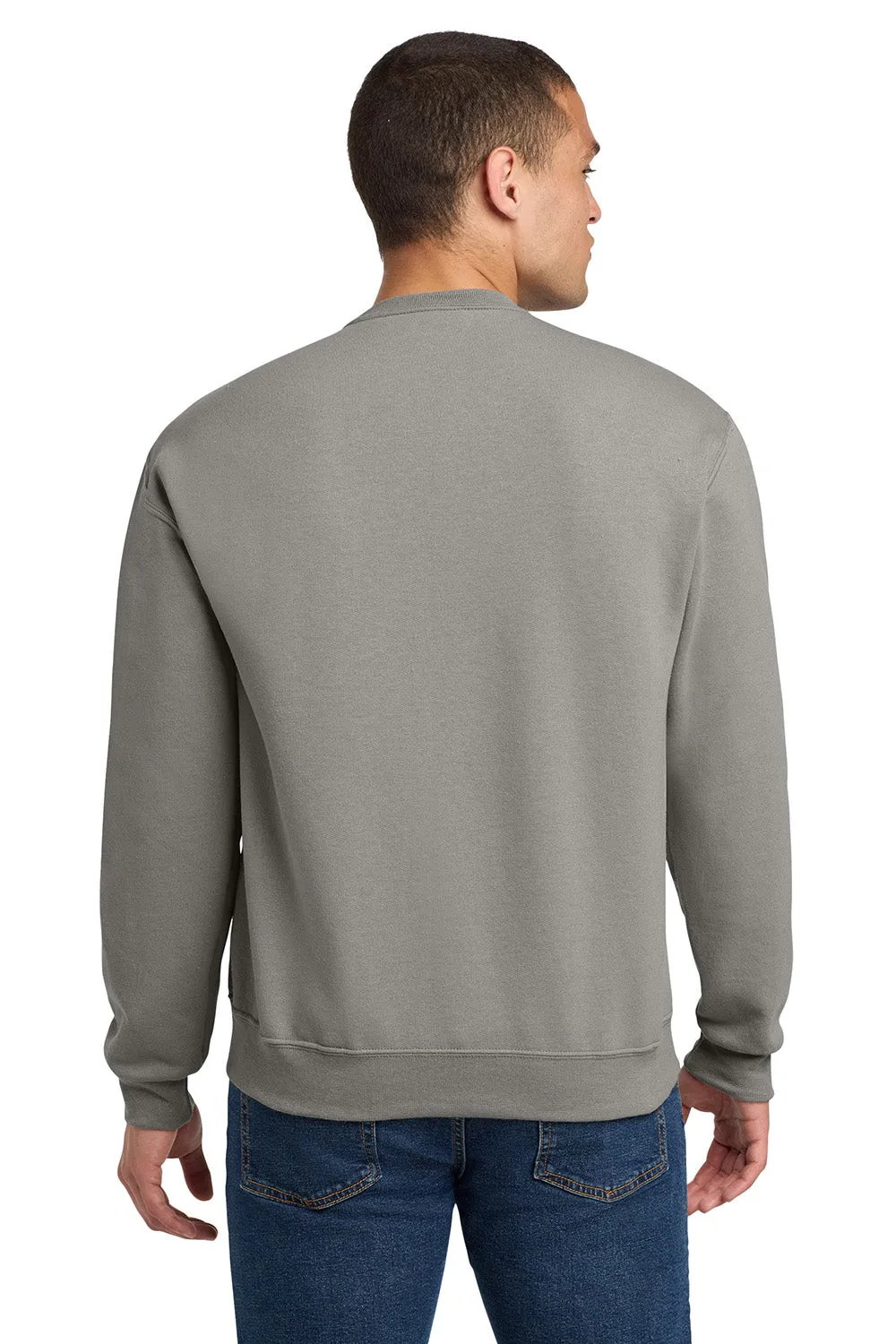 Jerzees Mens NuBlend Fleece Crewneck Sweatshirt - Rock Grey