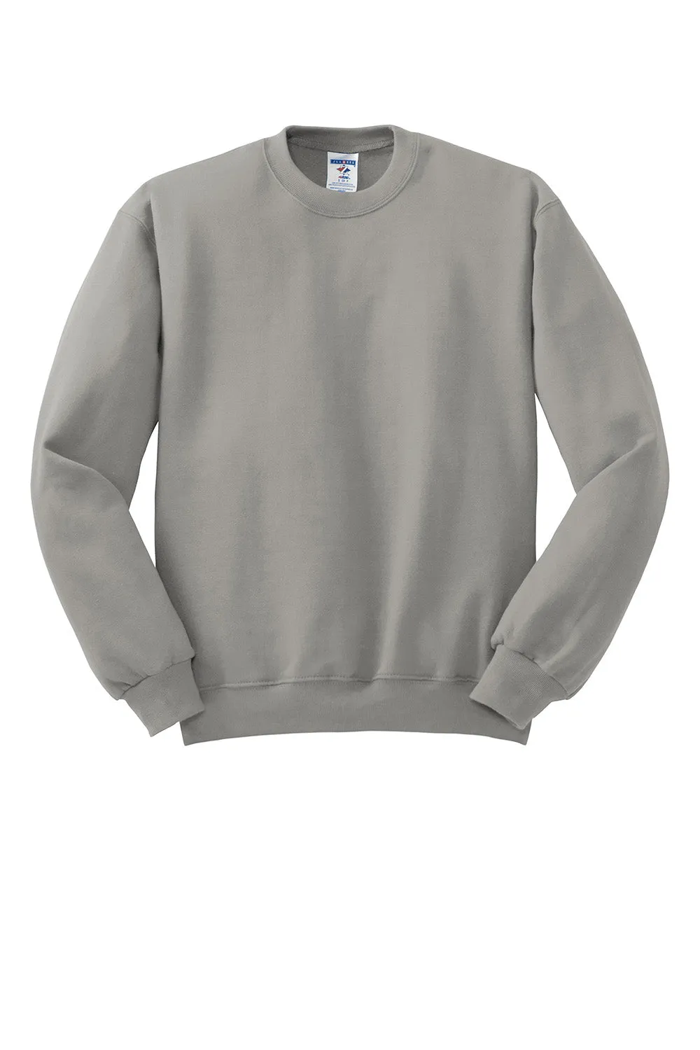 Jerzees Mens NuBlend Fleece Crewneck Sweatshirt - Rock Grey
