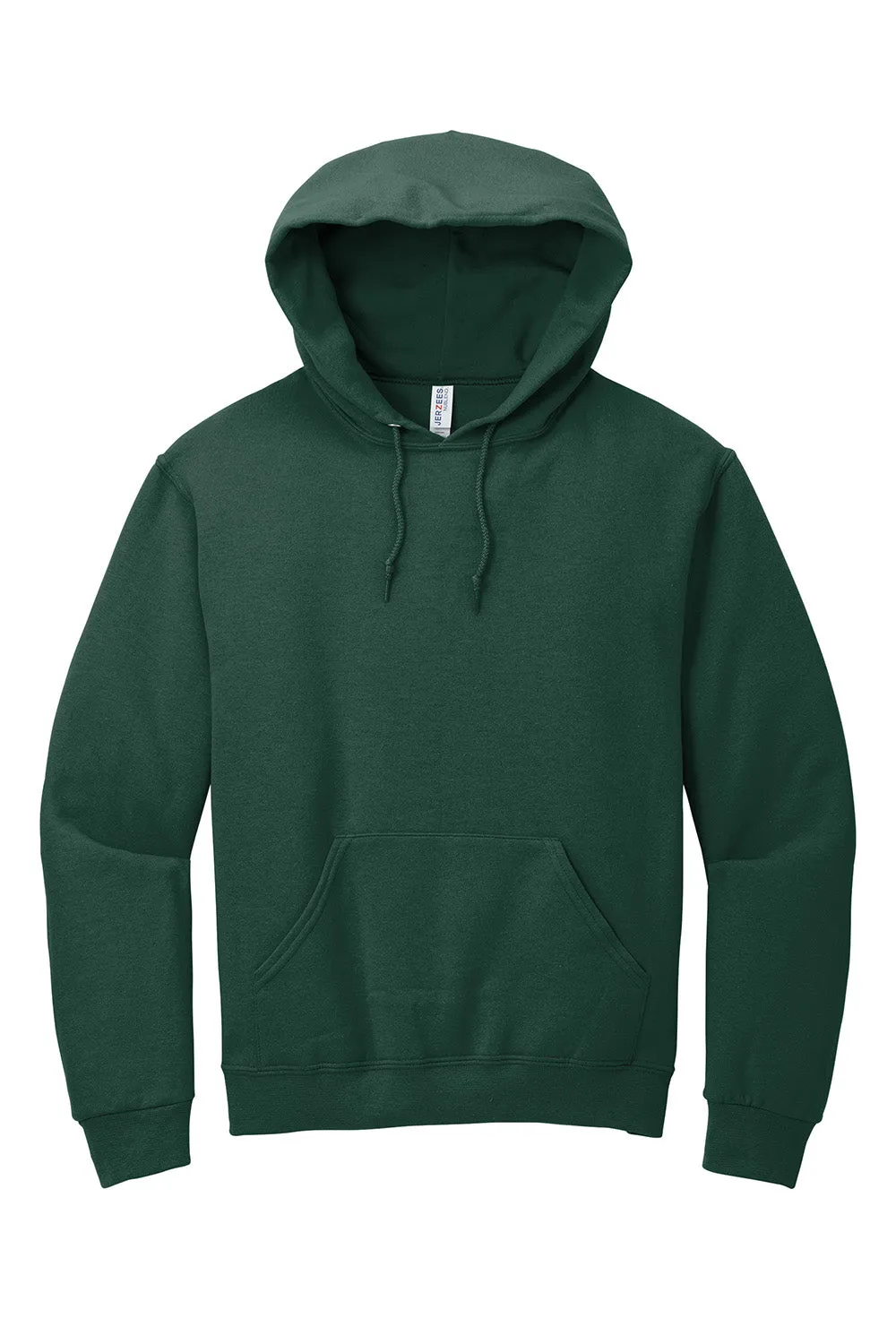 Jerzees Mens NuBlend Pill Resistant Fleece Hooded Sweatshirt Hoodie w/ Pouch Pocket - Forest Green