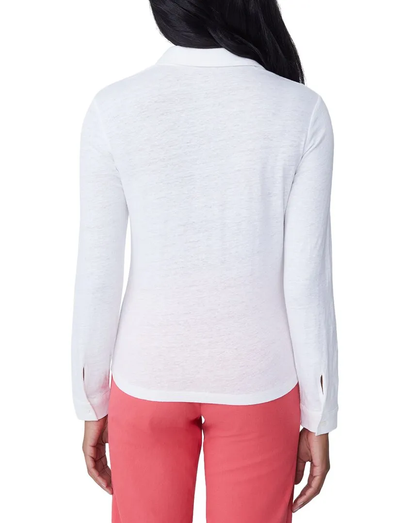 J.McLaughlin Betty Linen-Blend Top