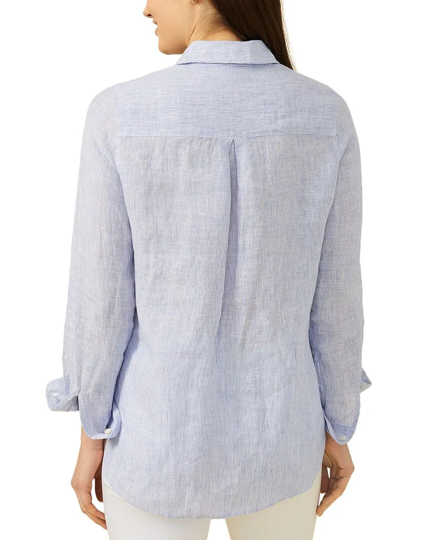 J.McLaughlin Britt Linen Blouse