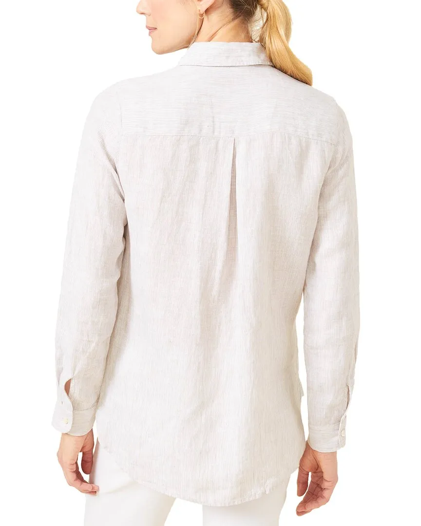 J.McLaughlin Britt Linen Blouse