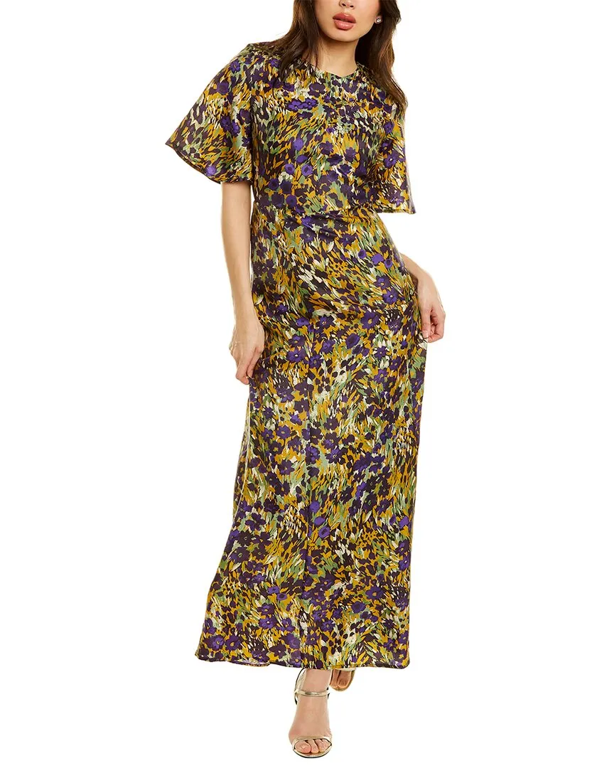 J.McLaughlin Giovanna Silk-Blend Maxi Dress