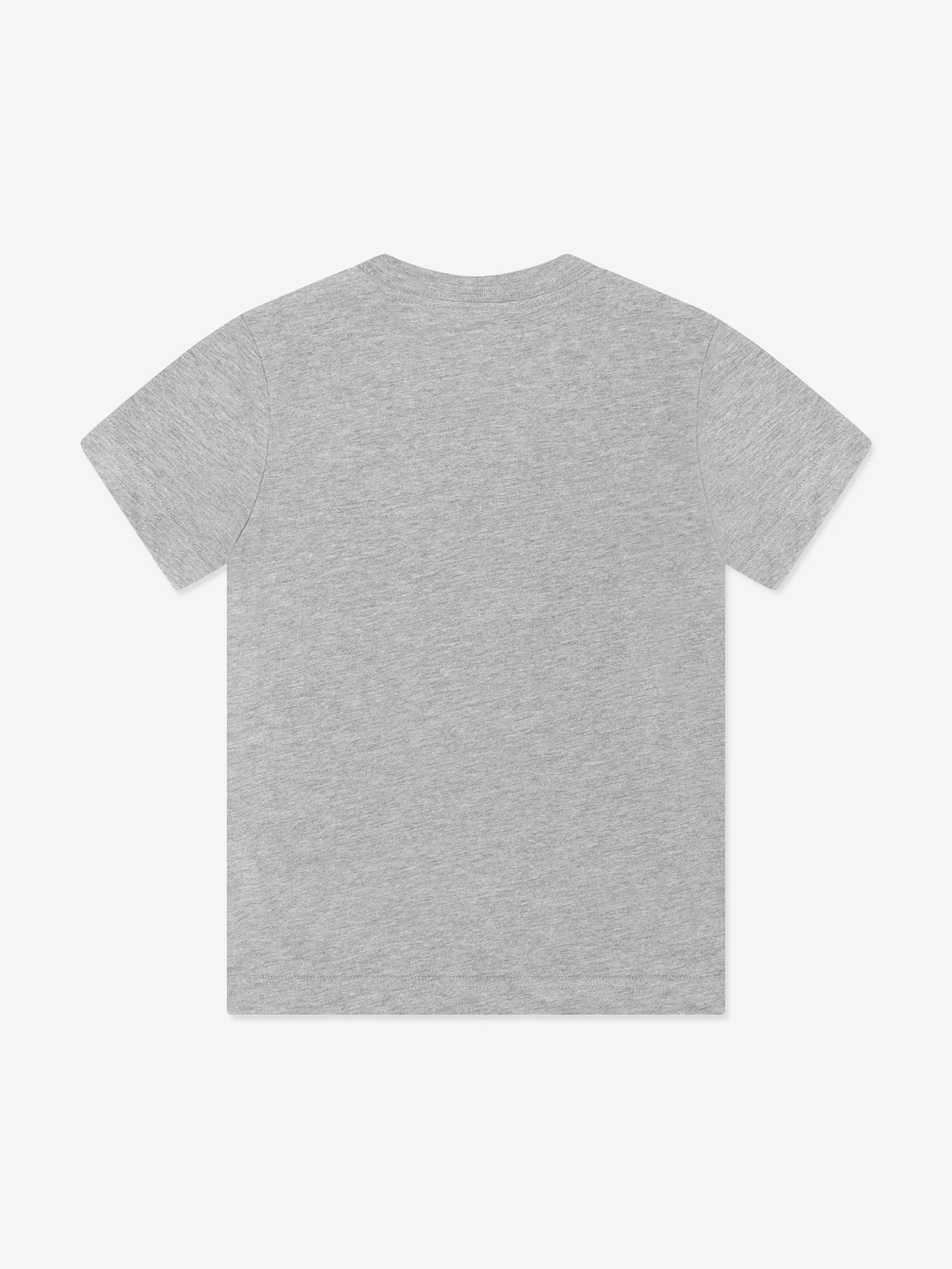 Jordan Boys Jumpman Air Embroidered T-Shirt in Grey