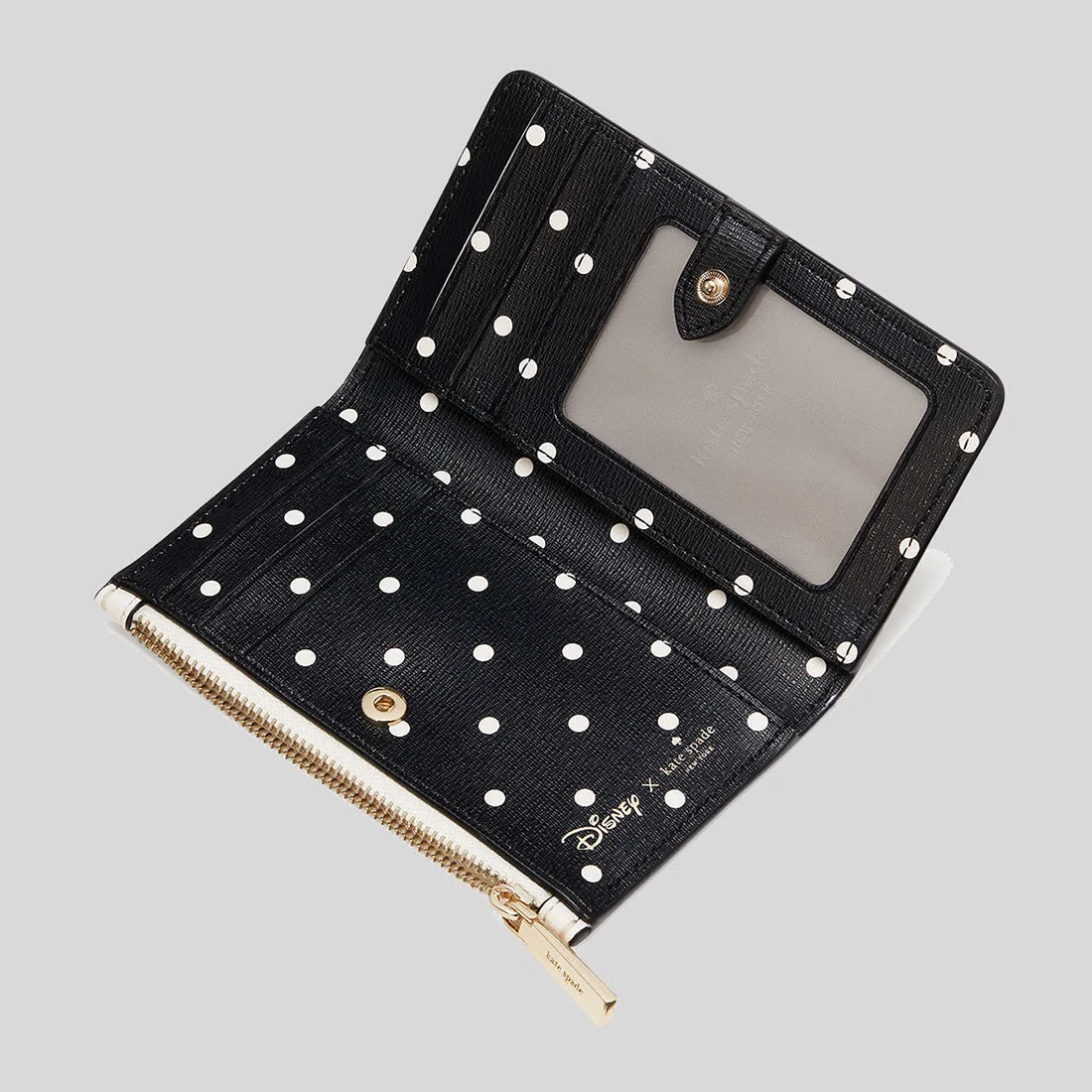 Kate Spade Bags KATE SPADE Disney X Kate Spade New York Minnie Small Slim Bifold Wallet Parchment Multi KG660