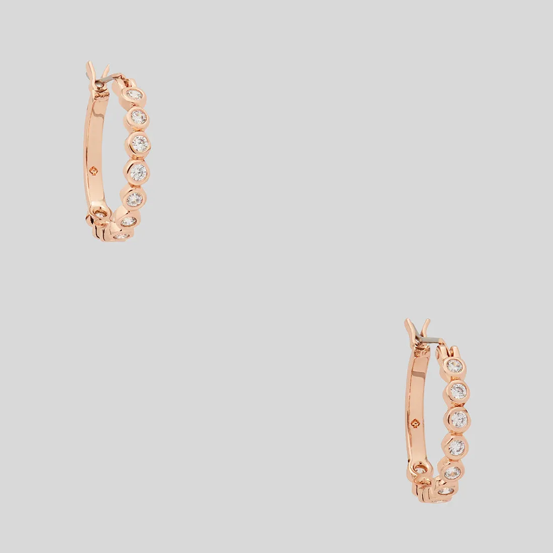 Kate Spade Bags Kate Spade Full Circle Huggies Earrings Rose Gold O0RU2769