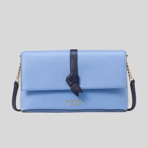 Kate Spade Bags KATE SPADE Knott Colorblocked Flap Chain Crossbody Bag Genie Blue KH171