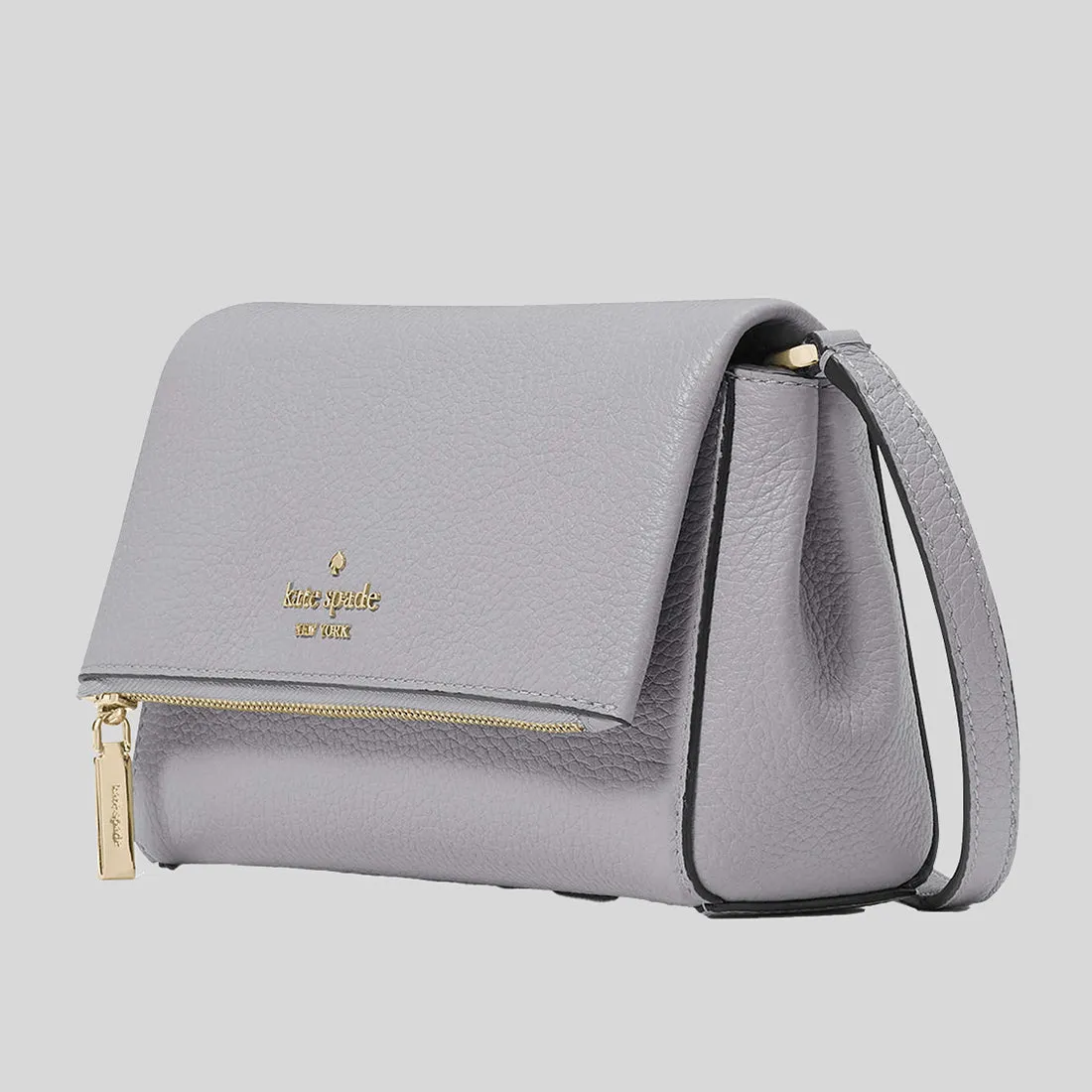 Kate Spade Bags KATE SPADE Leila Mini Zip Crossbody Mountain Grey KE487