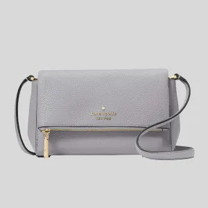 Kate Spade Bags KATE SPADE Leila Mini Zip Crossbody Mountain Grey KE487