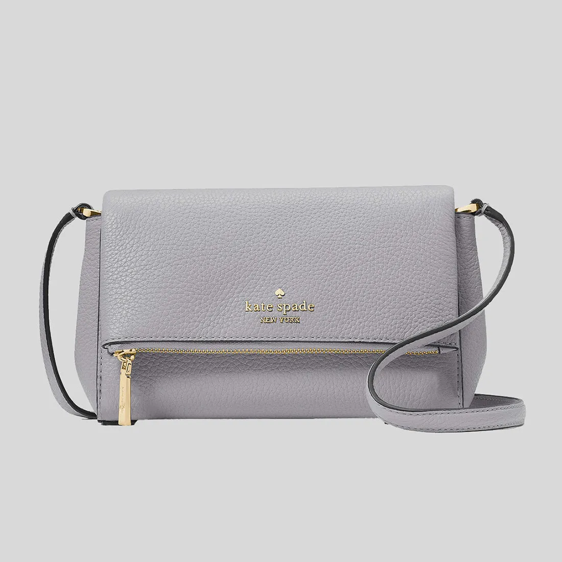 Kate Spade Bags KATE SPADE Leila Mini Zip Crossbody Mountain Grey KE487