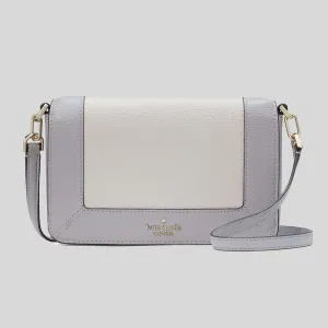 Kate Spade Bags KATE SPADE Lena Colorblock Mini Flap Crossbody Mountain Grey Multi KH792