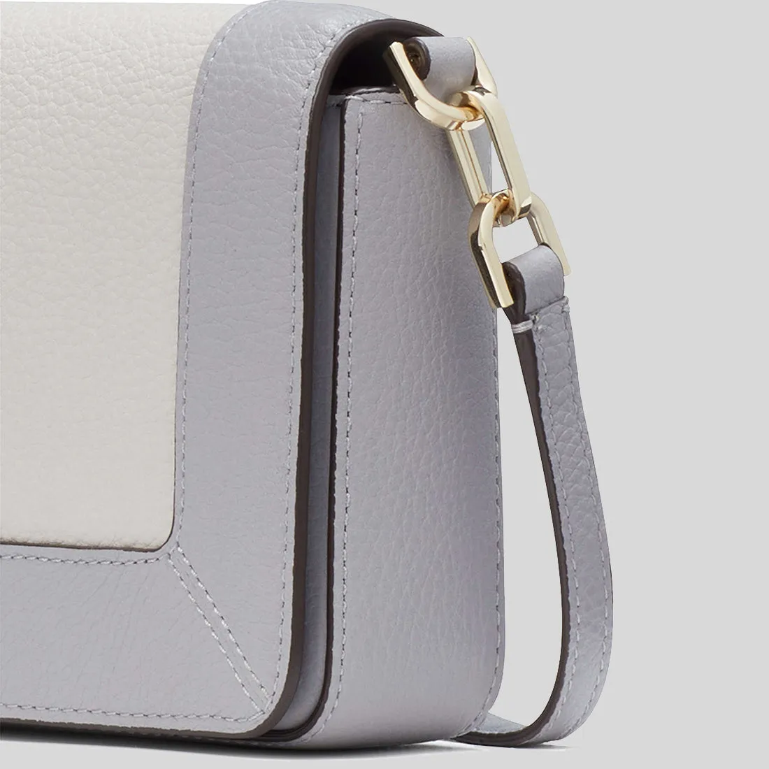 Kate Spade Bags KATE SPADE Lena Colorblock Mini Flap Crossbody Mountain Grey Multi KH792