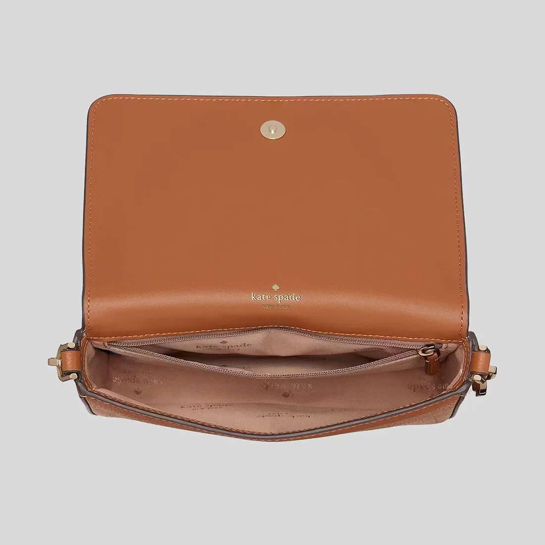 Kate Spade Bags KATE SPADE Lena Mini Flap Crossbody Bag Warm Gingerbread KH784