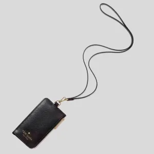 Kate Spade Bags KATE SPADE Madison Cardcase Lanyard Black KC573