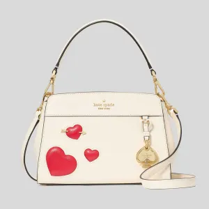 Kate Spade Bags KATE SPADE Madison Puffy Heart Small Top Handle Satchel Meringue Multi KL147