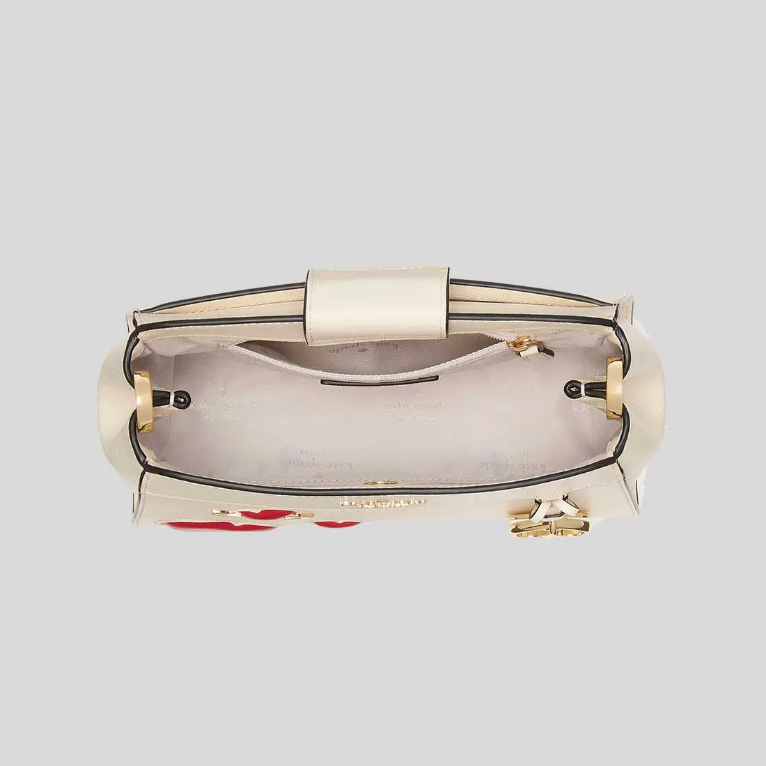 Kate Spade Bags KATE SPADE Madison Puffy Heart Small Top Handle Satchel Meringue Multi KL147