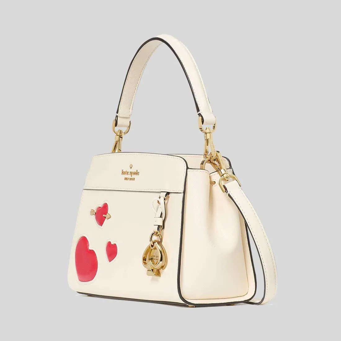 Kate Spade Bags KATE SPADE Madison Puffy Heart Small Top Handle Satchel Meringue Multi KL147