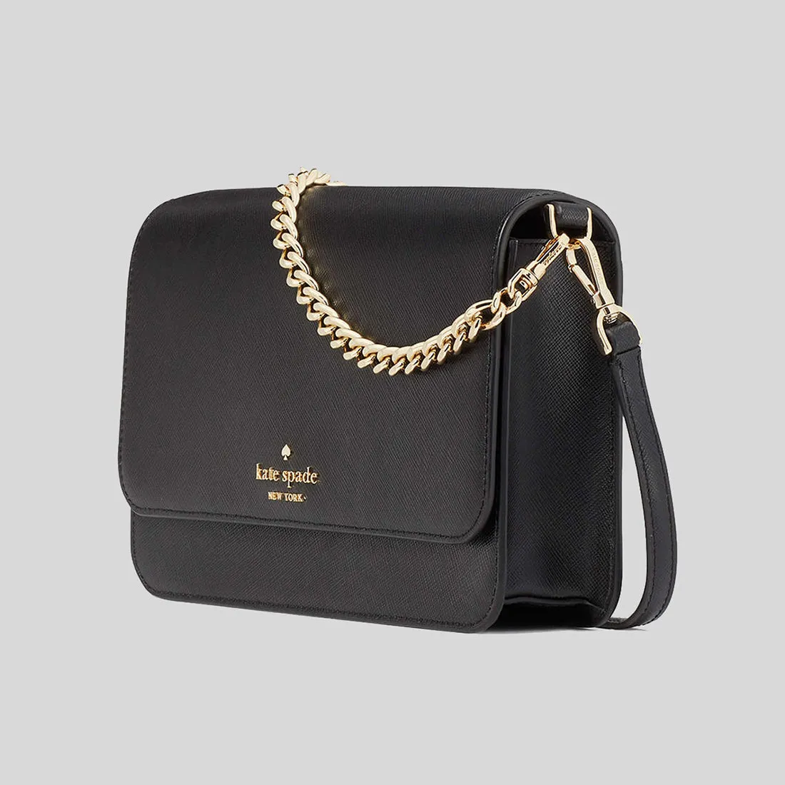 Kate Spade Bags KATE SPADE Madison Willow Medium Flap Convertible Crossbody Bag Black KC430