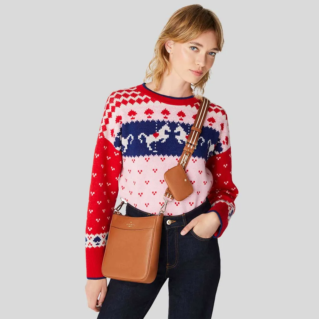 Kate Spade Bags KATE SPADE Rosie North South Swingpack Crossbody Bag Warm Ginger KF087