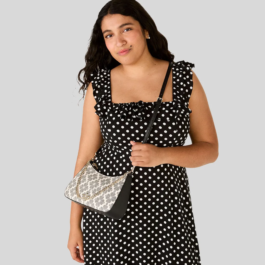 Kate Spade Bags KATE SPADE Signature Spade Flower Crossbody Bag Black Multi KI381