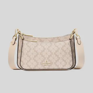 Kate Spade Bags KATE SPADE Signature Spade Flower Small Crossbody Dark Beige Multi KI372