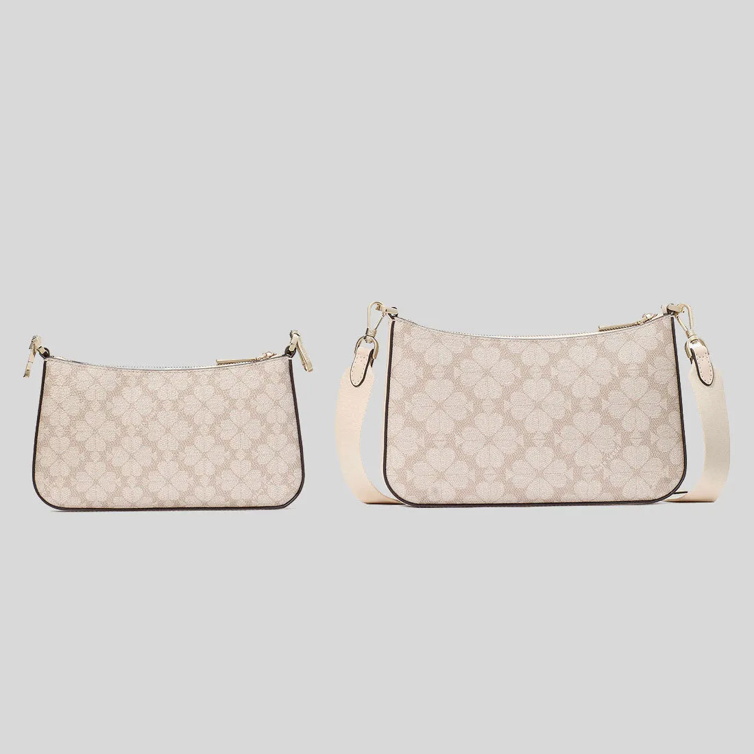 Kate Spade Bags KATE SPADE Signature Spade Flower Small Crossbody Dark Beige Multi KI372