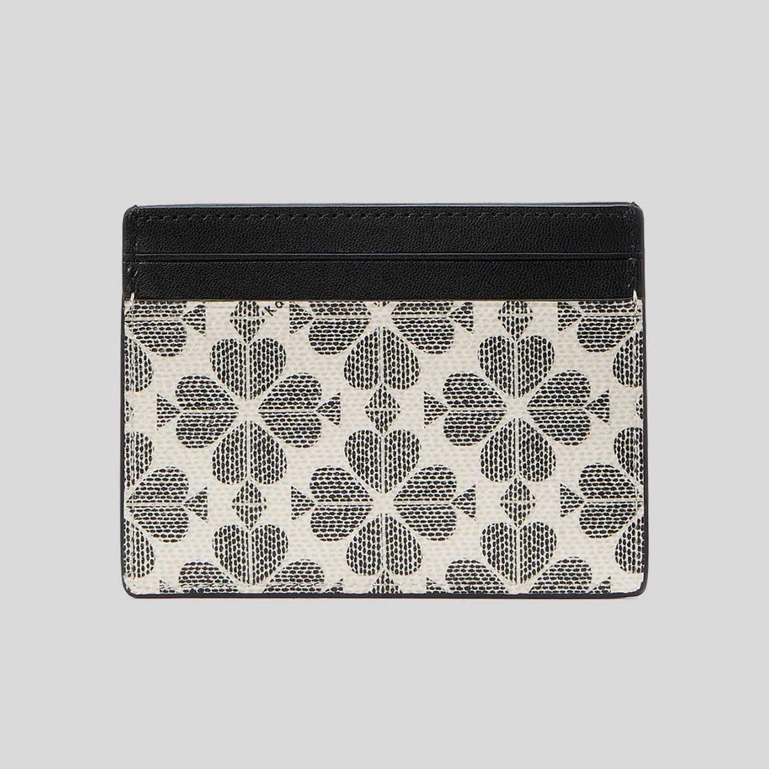Kate Spade Bags KATE SPADE Signature Spade Flower Small Slim Card Holder Black Multi KI371