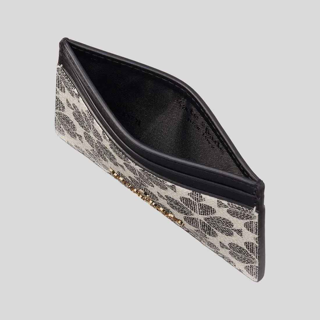 Kate Spade Bags KATE SPADE Signature Spade Flower Small Slim Card Holder Black Multi KI371