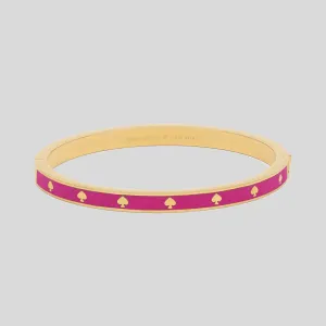 Kate Spade Bags KATE SPADE Spot The Spade Enamel Hinged Bangle Candied Plum KJ727
